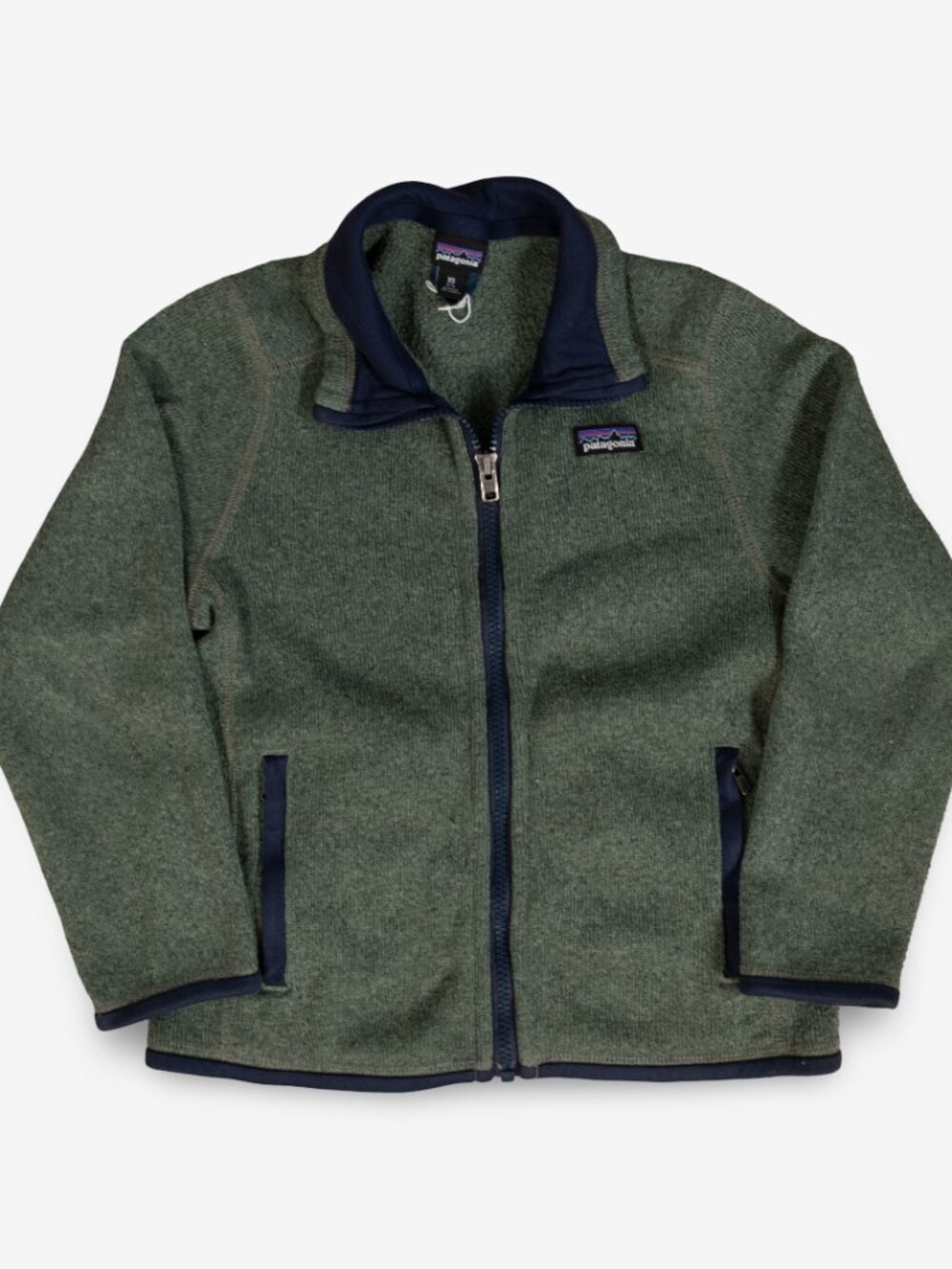 Patagonia Better Sweater Green Kid's Zip-Up Jacket